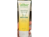 Alba Botanica Sensitive Mineral Sunscreen Lotion, SPF 50, 3 fl oz/89 mL - thumbnail 2