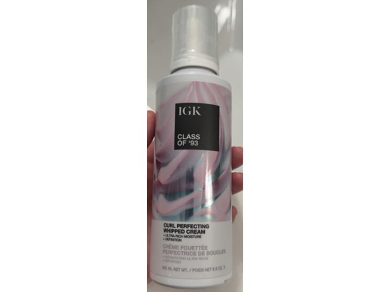 IGK Class Of ’93 Curl Perfecting Whipped Cream, 5.5 oz/165 mL
