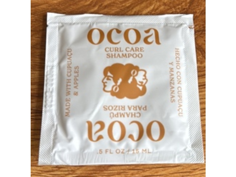 Ocoa Curl Care Shampoo, Cupuacu & Apples, 0.5 fl oz/15 mL