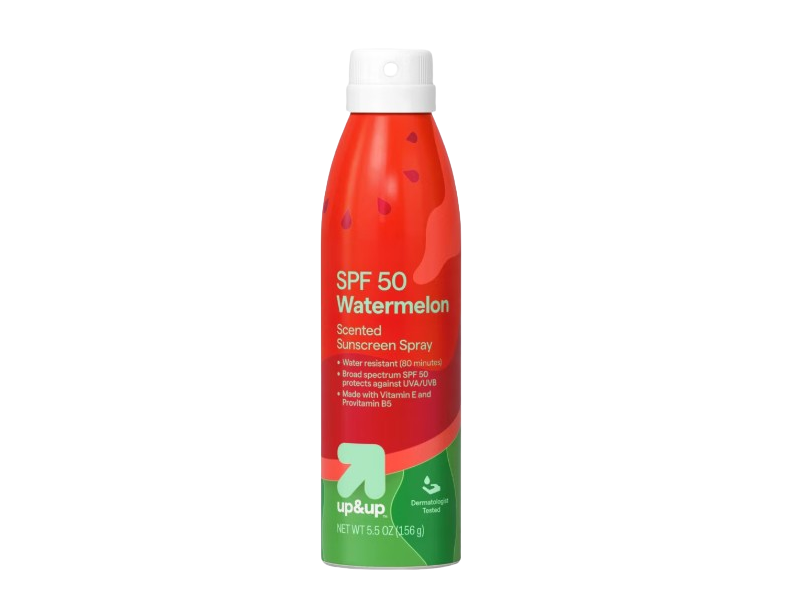 Up & Up Sunscreen Spray, SPF 50 Watermelon, 5.5 oz/150 g