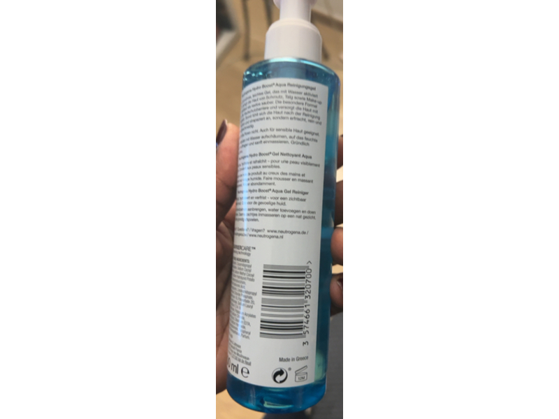 Neutrogena Hydro Boost Aqua Gel Reiniger, 200 mL
