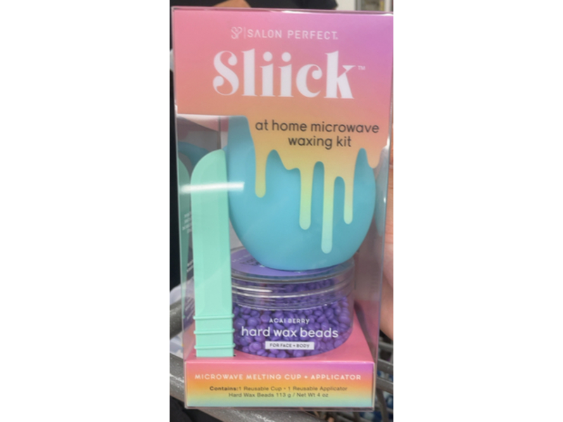 Salon Perfect Sliick Microwave Waxing Kit, 4 oz/113 g