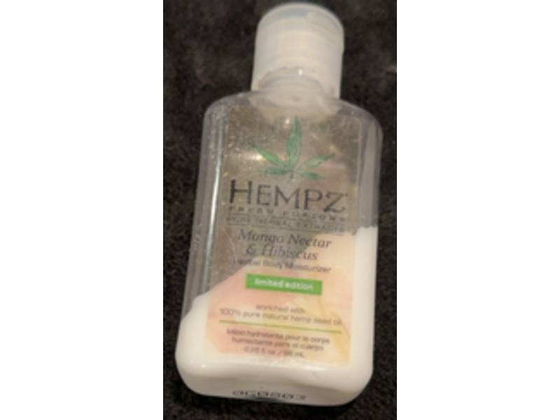 Hempz Herbal Body Moisturizer, Mango Nectar & Hibiscus, 2.25 fl oz/66 mL