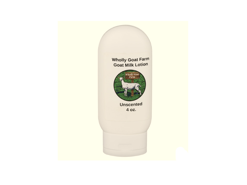 Wholly Goat Farm Goat Milk Lotion, Unscented, 4 oz