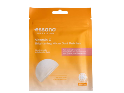Essano Super Glow Brightening Micro Dart Patches, Vitamin C + Niacinamide & Salicylic Acid, 9 Count