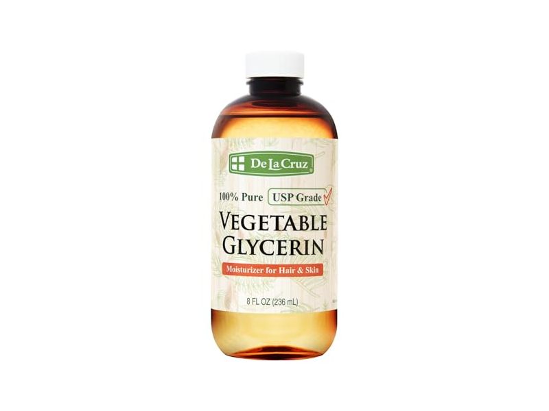 De La Cruz Hair & Skin Moisturizer, Vegetable Glycerin, 8 fl oz/236 mL
