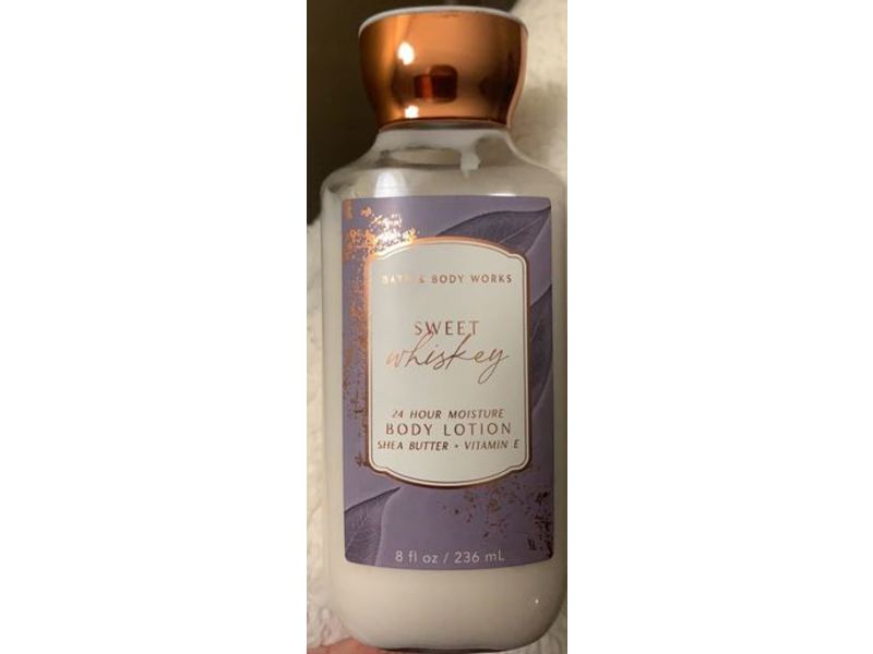 Bath and Body Works Sweet Whiskey Body Lotion, Shea Butter + Vitamin E, 8 fl oz/236 mL