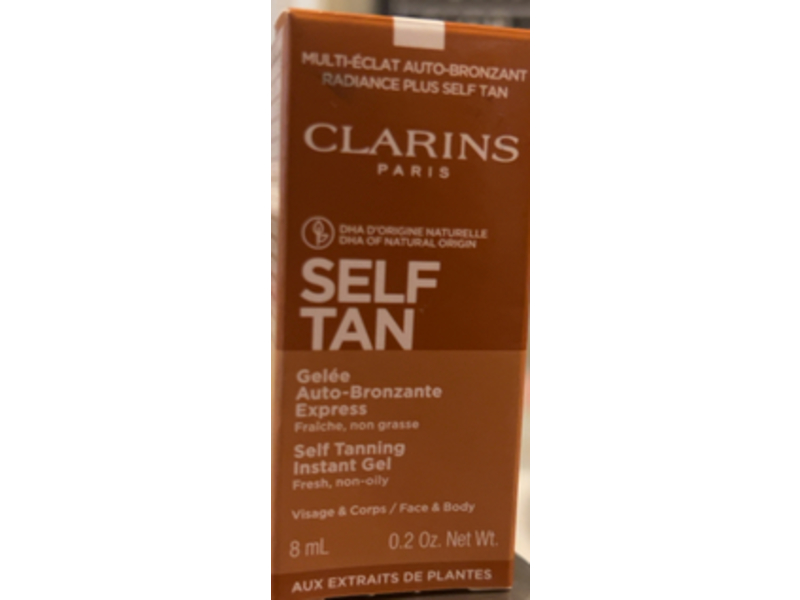 Clarins Paris Self Tanning Instant Gel, 0.2 oz/8 mL