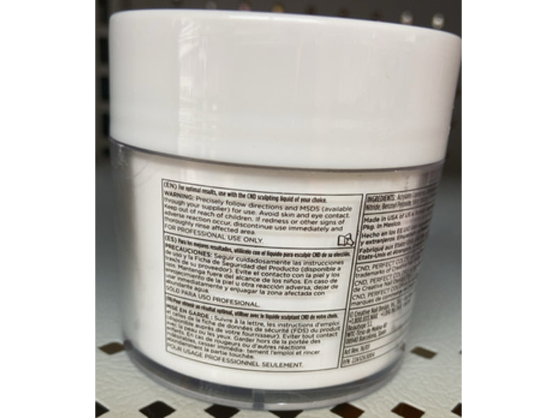 CND Perfect Color Sculpting Powder Pure White Opaque, 3.7 oz/104 g