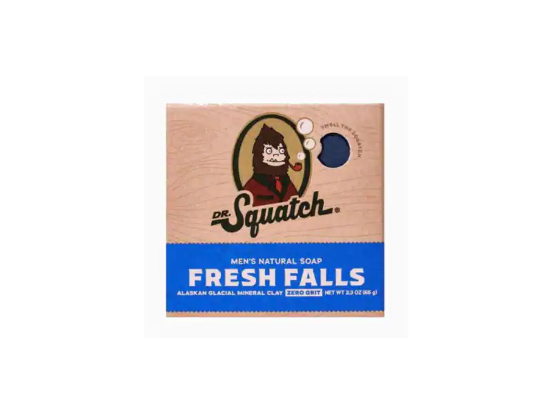 Dr.Squatch Men's Natural Soap, Fresh Falls, 2.3 oz/65 g