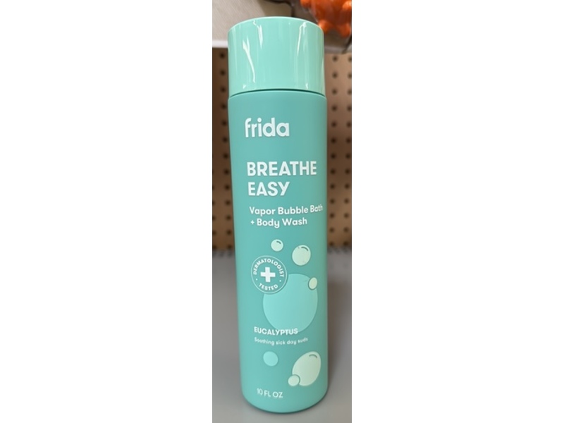 Frida Baby Breathe Easy Vapor Bubble Bath + Body Wash, Eucalyptus, 1 fl oz