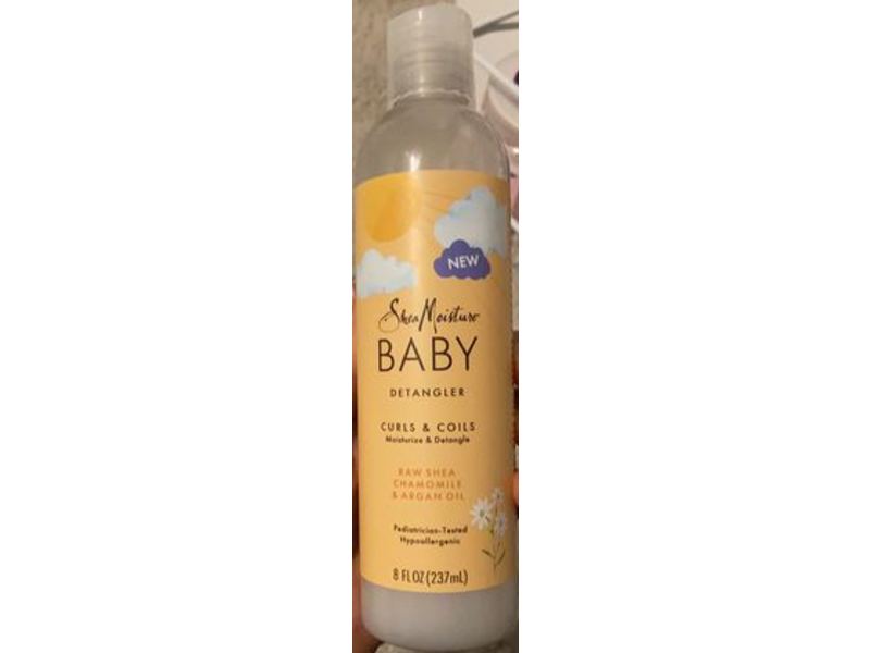 Shea Moisture Baby Detangler Curls & Coils, Raw Shea, Chamomile, Argan Oil, 8 fl oz/237 mL