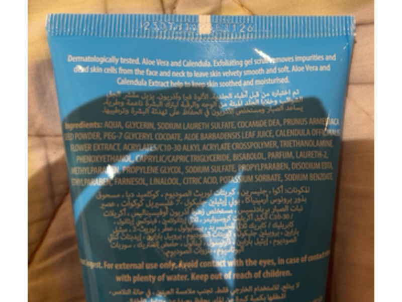 EGO Daily Wash Exfoliating Cleanser, Aloe Vera & Calendula, 150 mL