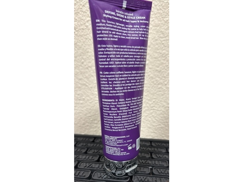 Keratherapy Keratin Infused Define Shine & Style Cream, 4.2 fl oz/125 mL