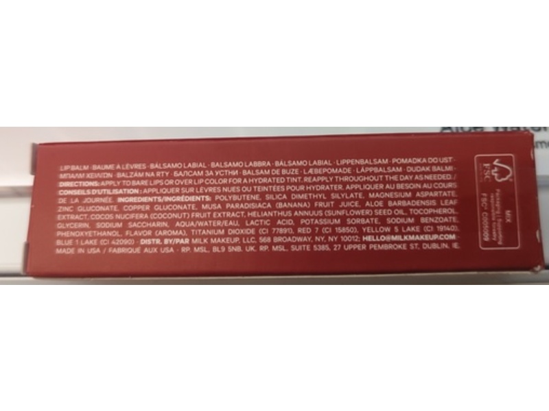 Milk Makeup Balmade Electrolyte Lip Balm, Quench, 0.4 fl oz/12 mL