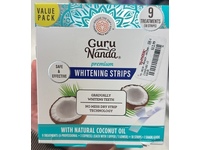 GuruNanda Premium Whitening Strips Kit, Coconut Oil, 18 Count - thumbnail 2