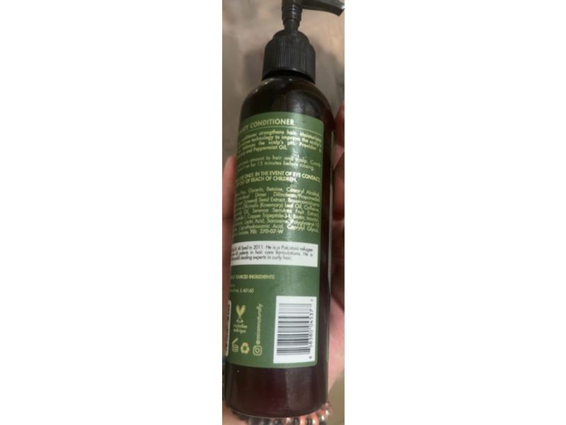 As I Am Rosemary Conditioner, 8 fl oz/237 mL