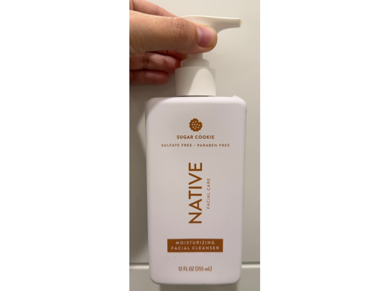 Native Moisturizing Facial Cleanser, Sugar Cookie, 12 fl oz/355 mL
