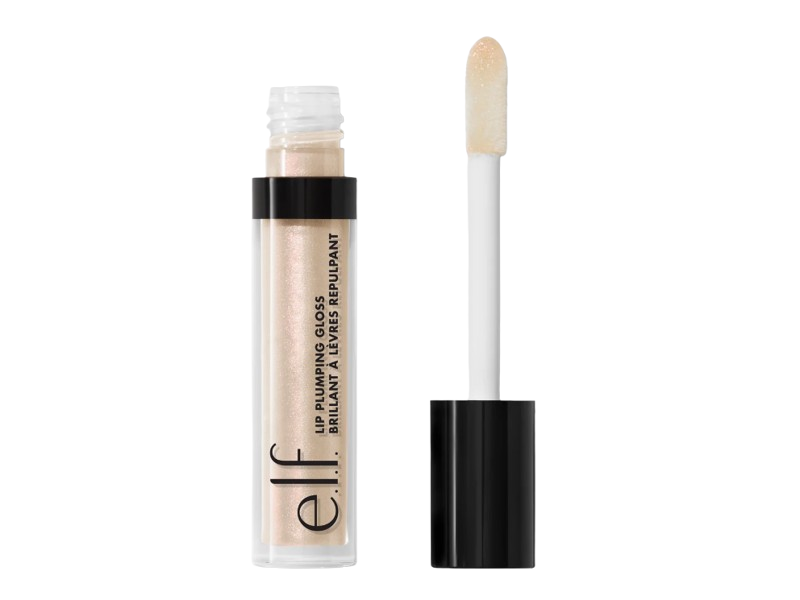 e.l.f. Cosmetics Lip Plumping Gloss, Pink Sugar, 0.09 fl oz/2.7 mL
