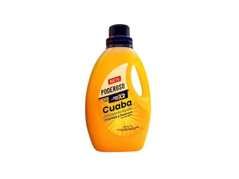 Cuaba Detergente Liquido Limpieza y Frescura, 64 fl oz