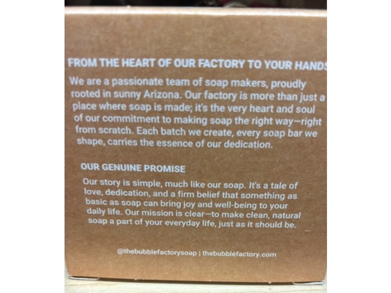 The Bubble Factory Soap Bar Set, Lavender Collection, 3.5 oz/100 g