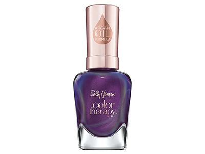 Sally Hansen Color Therapy Nail Polish, 402 Plum Euphoria, 0.5 fl oz/14.7 mL