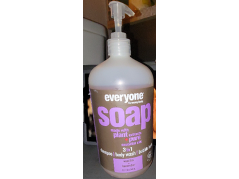 Everyone Soap 3 In 1 Shampoo, Body Wash & Bubble Bath, Vanilla + Lavender, 32 fl oz/946 mL