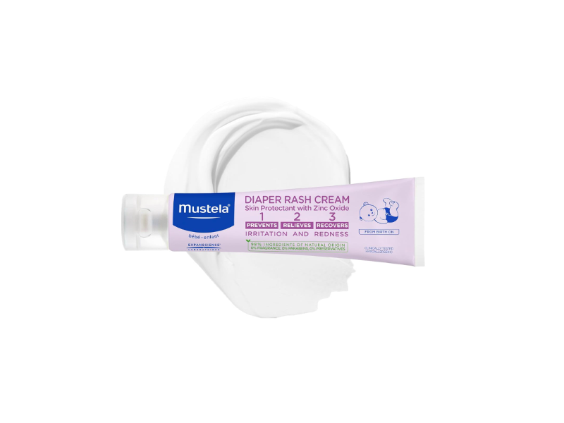 Mustela 123 Diaper Rash Cream, 3.8 oz/108 g