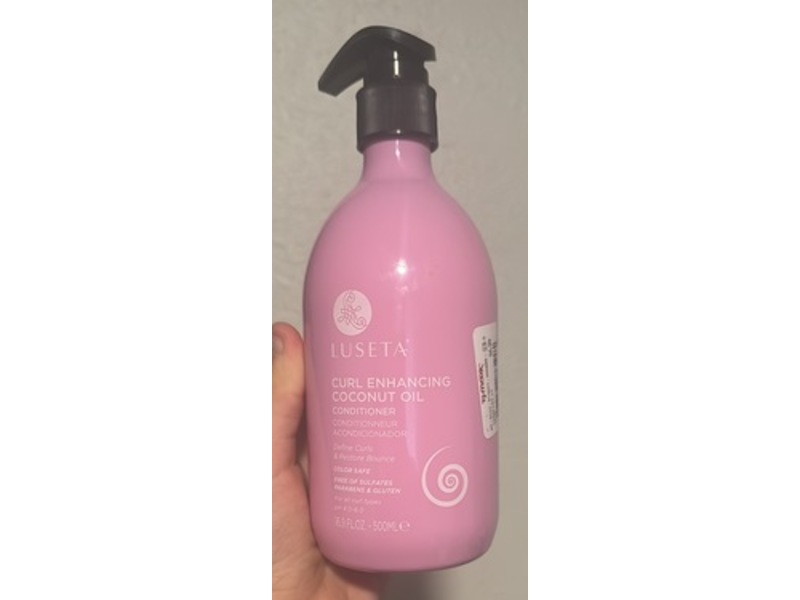 Luseta Curl Enhancing Conditioner, Coconut Oil, 16.9 fl oz/500 mL, Pack Of 2