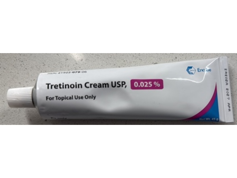 Tretinoin Cream 0.025%, 45 g, Encube (Rx)