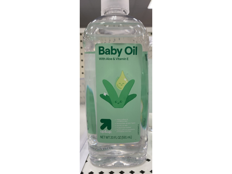 Up & Up Baby Oil, Aloe & Vitamin E, 20 fl oz/591 mL
