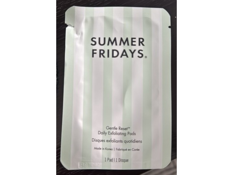 Summer Fridays Gentle Reset Daily Exfoliating Pads, 1 Count