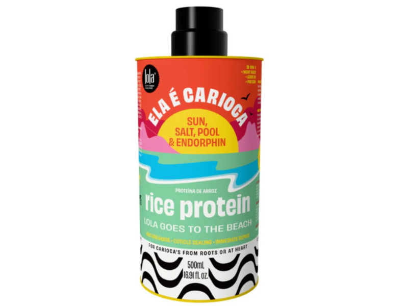 Lola From Rio Ela E Carioca 3-In-1 Treatment, Rice Protein, 16.9 fl oz/500 mL