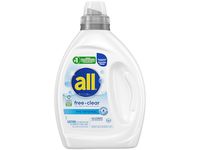 All Free Clear Liquid Laundry Detergent, Original, 66 Loads, 50 fl oz/1.47 L - Image 2