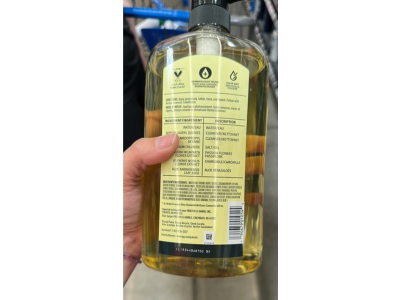 Herbal Essences Shine Brillance Shampoo, Chamomile, 33.8 fl oz/1 L