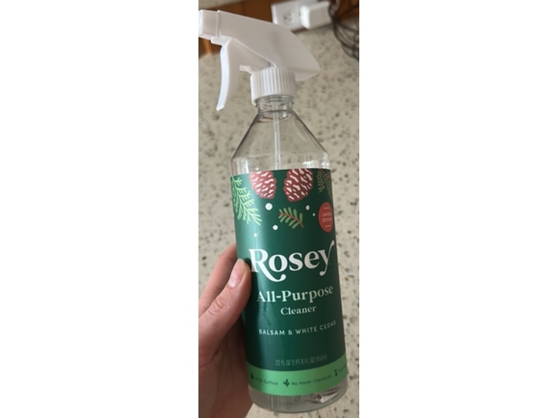 Rosey All-Purpose Cleaner, Balsam & White Cedar, 22 fl oz/650 mL