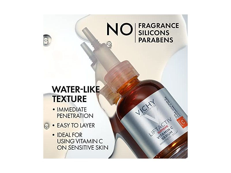 Vichy LiftActiv Vitamin C Serum, 0.67 fl oz/20 mL