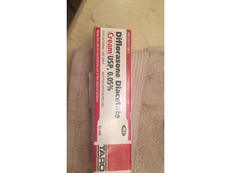 Diflorasone Diacetate Cream USP 0.05%, 60 g, Taro Pharmaceuticals (RX)