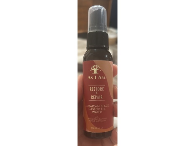 As I Am Jamaican Black Castor Oil Water, Restore & Repair, 2 fl oz/60 mL
