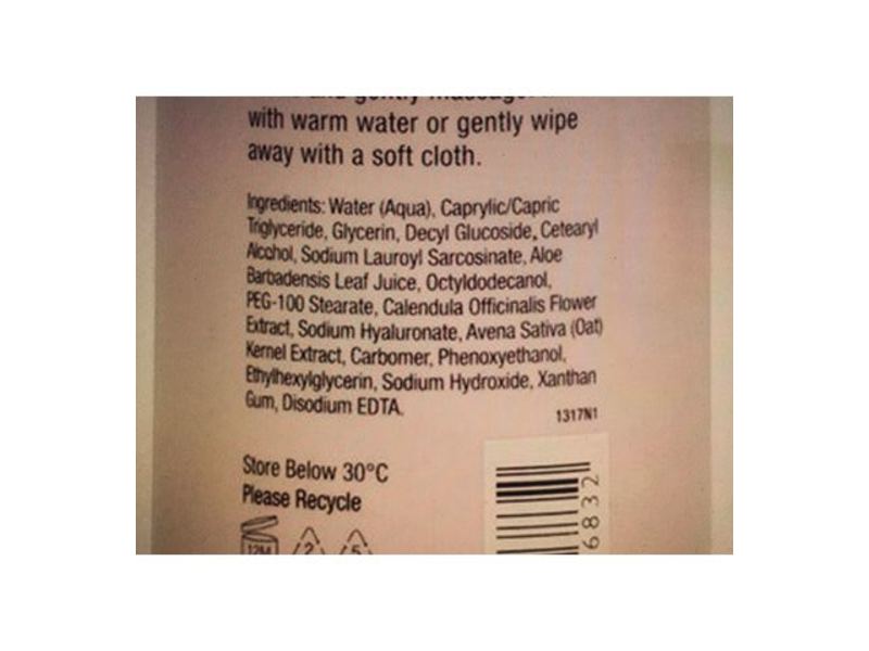 Natio Calm Delicate Care Cleansing Milk, Oat Kernel + Calendula & Aloe Vera, 6.7 fl oz/200 mL