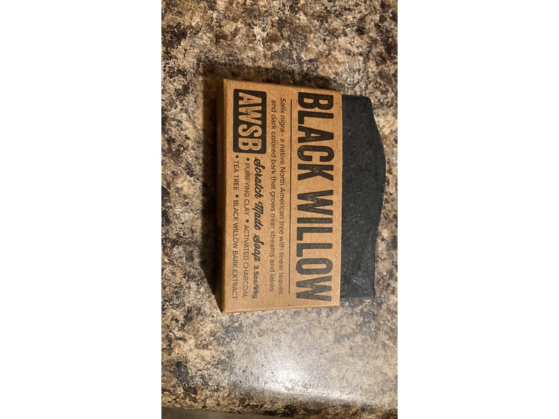 A Wild Soap Bar Black Willow Scrath Made Soap, 3.5 oz/99 g