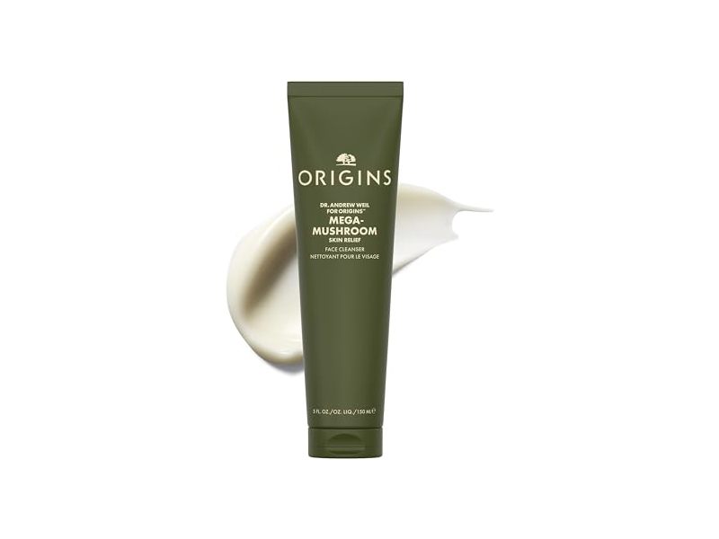 Dr Andrew Weil Origins Skin Relief Face Cleanser, Mega Mushroom, 5 fl oz/150 mL
