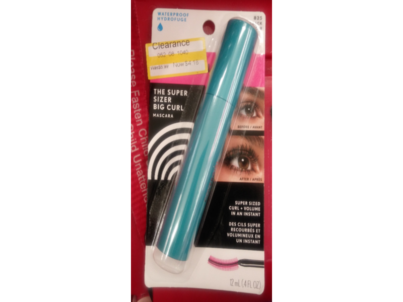 Covergirl The Super Sizer Big Curl Mascara, Very Black, 0.4 fl oz/12 mL