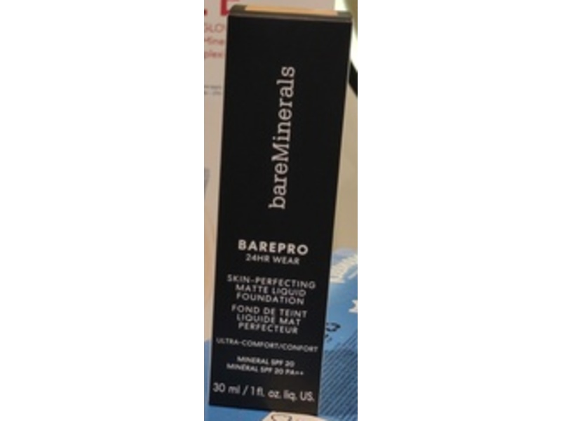 Bareminerals Barepro Mineral Matte Liquid Foundation, Light 28N, SPF 20 PA++, 1 fl oz/30 mL