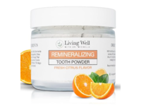 Just Ingredients Living Well Remineralizing Tooth Powder, Fresh Citrus Flavour, 1.8 oz/50 g - Image 2