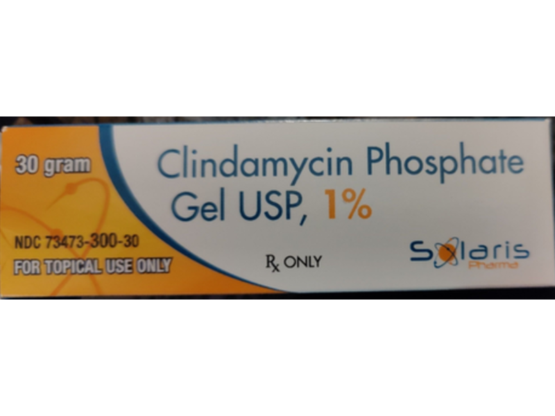 Clindamycin Phosphate Gel, 1%, 30 g, Solaris (Rx)