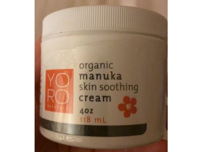 Yoro Naturals Organic Manuka Skin Soothing Cream, 4 oz/118 mL