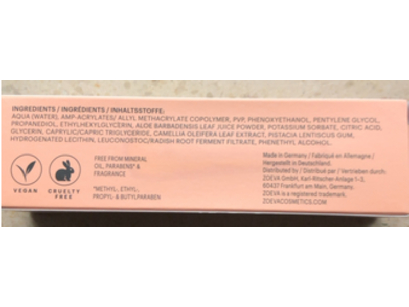 Zoeva Authentik Skin Setting Spray, 2.7 fl oz/80 mL