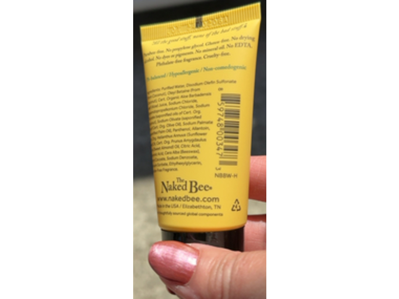 The Naked Bee Body Wash, Orange Blossom Honey, 1.5 fl oz/45 mL