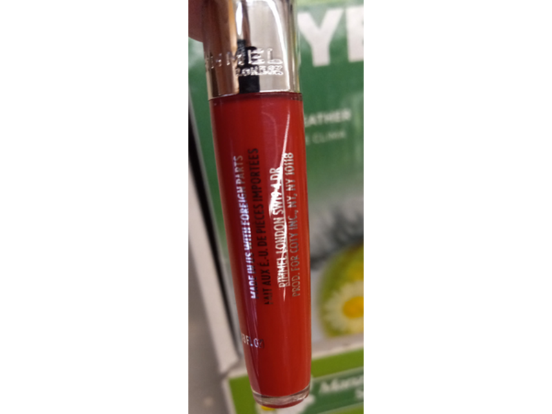 Rimmel London Stay Glossy 6HR Lip Gloss, The Future is Pink , 0.18 oz